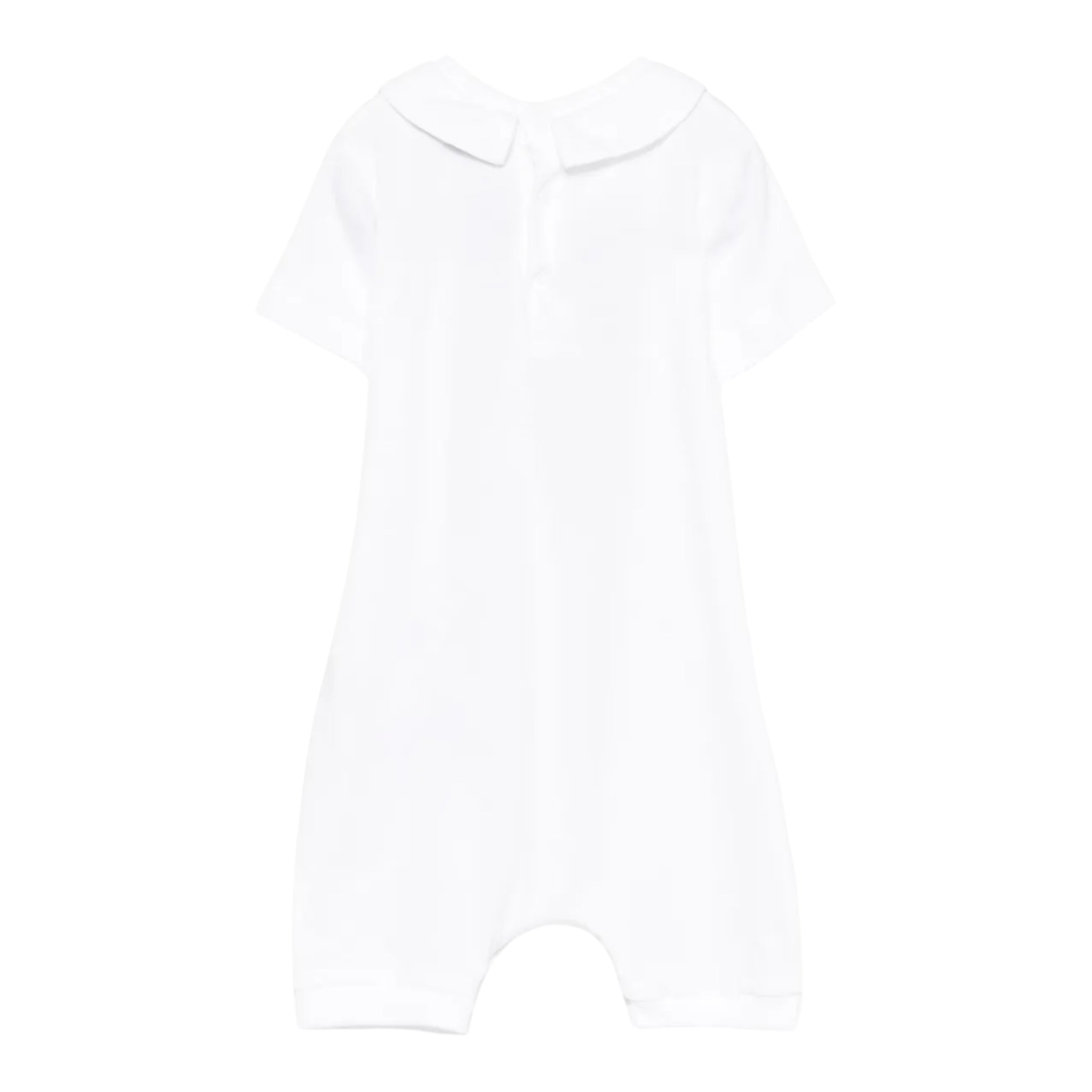 Moschino Pagliaccetto Tinta Unita con Stampa per Neonata MUT049 BIANCO MOSCHINO 
