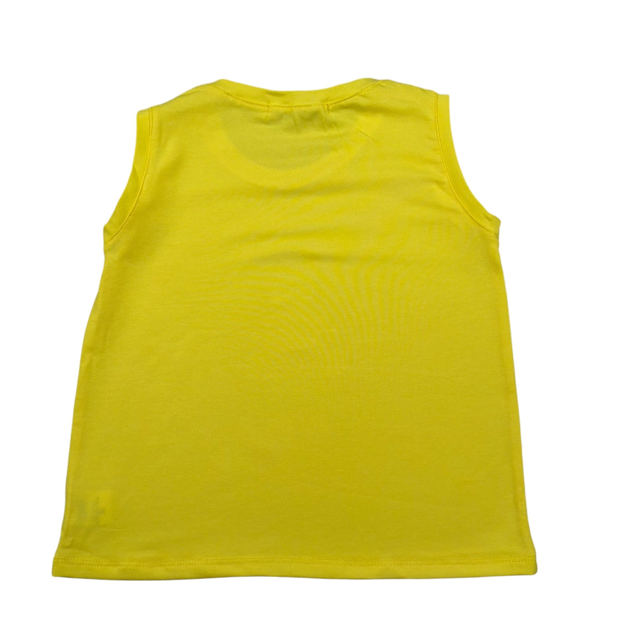 Mousse Canotta Tinta Unita con Stampa per Bambino DINOBEACHH GIALLO MOUSSE 