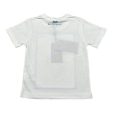 Move T-Shirt Girocollo tinta unita con Stampe Bianco per Neonato TSPRINT BIANCO MOVE 