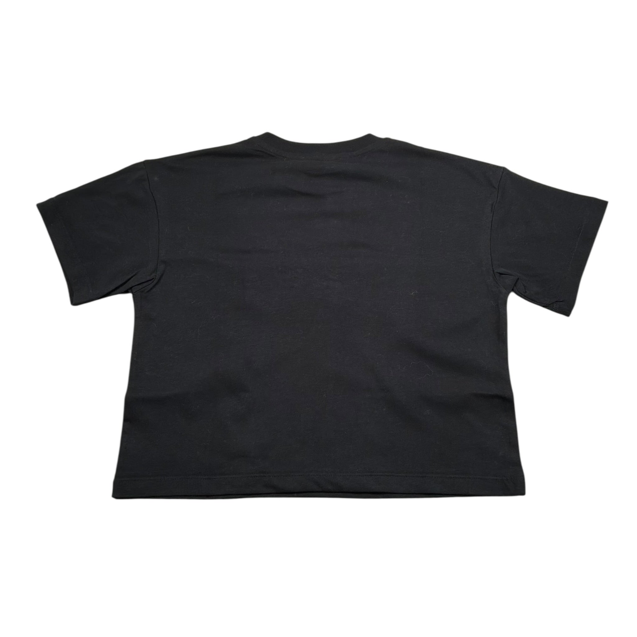 Msgm T-Shirt Girocollo Tinta Unita con Stampa per Bambina S5MSJGTH105 NERO MSGM 