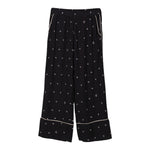 N°21 Pantalone Tinta Unita con Stampa per Bambina N2101L NERO N°21 