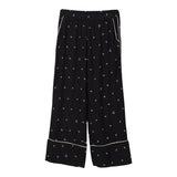 N°21 Pantalone Tinta Unita con Stampa per Bambina N2101L NERO N°21 