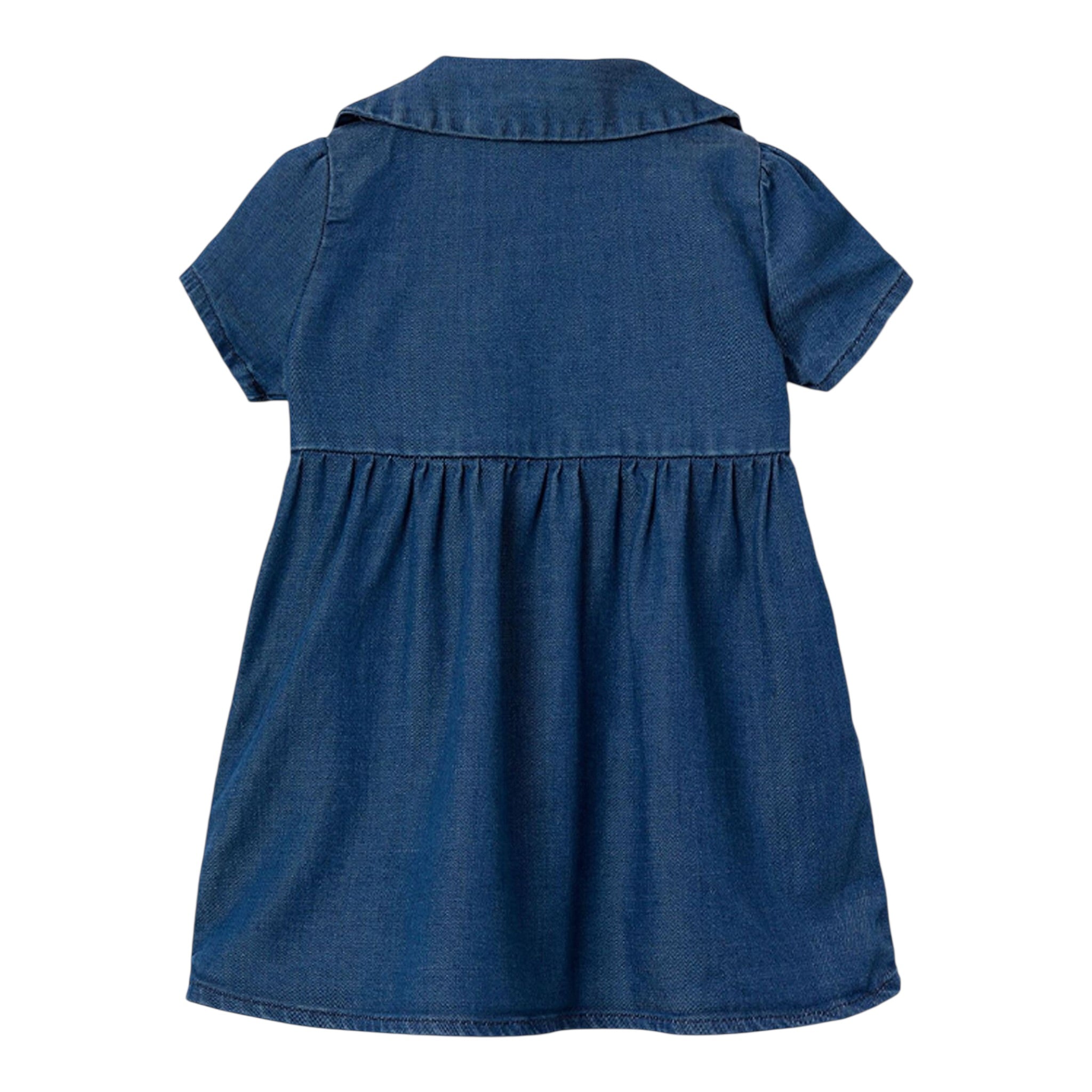 Name It Abito In Denim tinta unita Mezza Manica Blu per Neonata 13226992 BLU NAME IT 