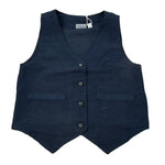 Name.It Gilet tinta unita Blu per Neonato 13200202N BLU NAME.IT 