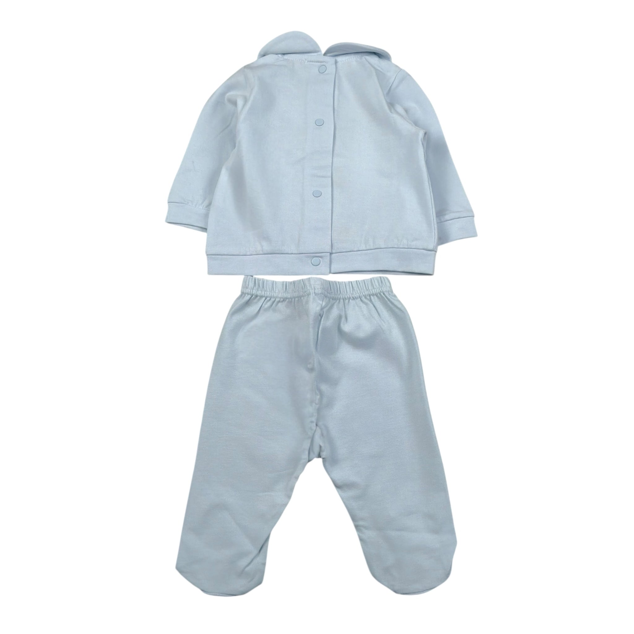 Nanan Completo 2 Pezzi Shirt-Ghettina per Neonato E211310 AZZURRO NANAN 