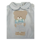 Nanan Completo 2 Pezzi Shirt-Ghettina per Neonato E211310 AZZURRO NANAN 