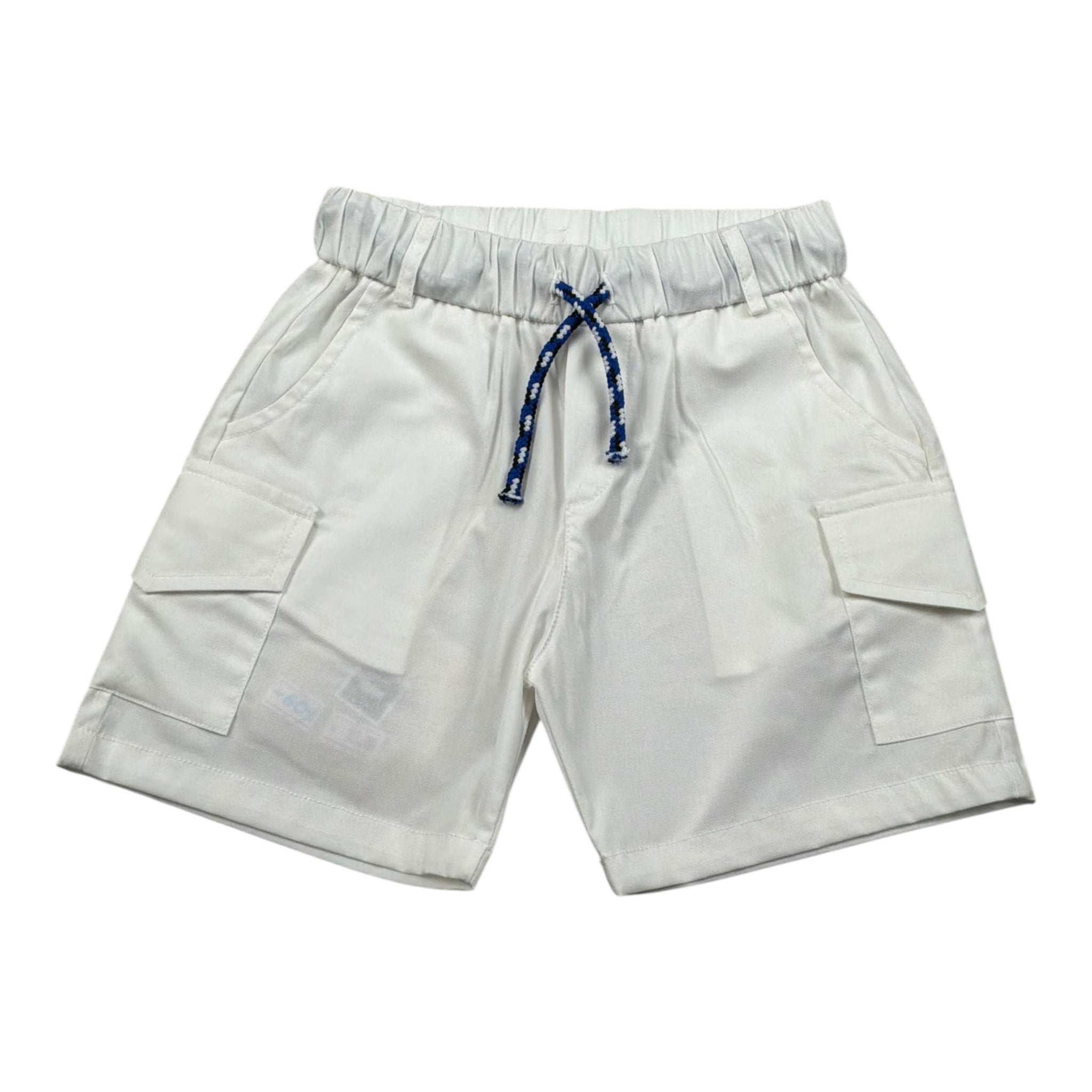 Nanan Bermuda tinta unita Cn Elastico In Vita Bianco per Neonato E2416712B BIANCO NANAN 