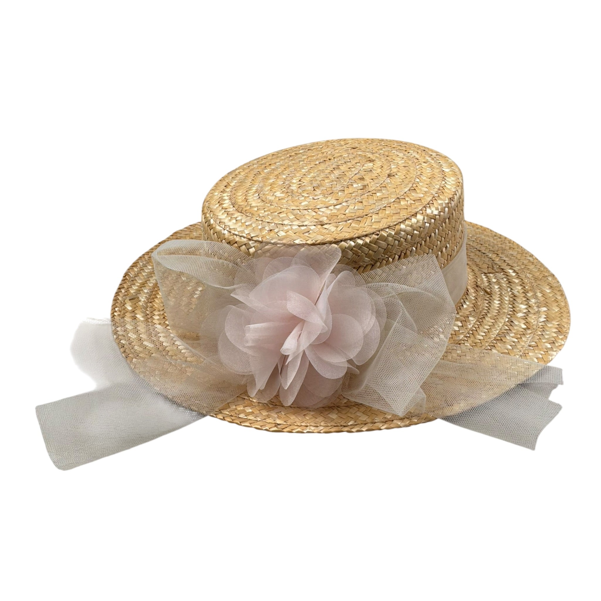 Nanan Cappello tinta unita di Paglia Beige per Bambina E24487MDP BEIGE NANAN 