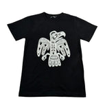 Never Too T-Shirt tinta unita con Stampa Nero per Bambino NT2336R NERO NEVER TOO 