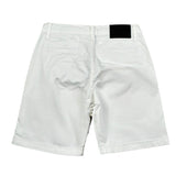 Never Too Bermuda tinta unita con Girovita Regolabile Bianco per Bambino NT2378B BIANCO NEVER TOO 