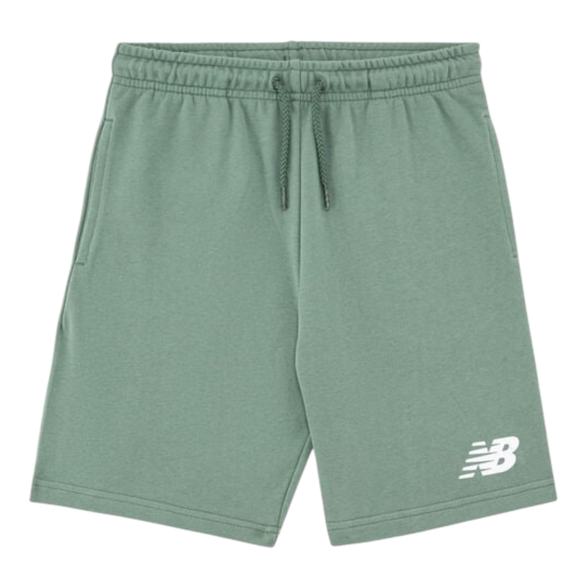 New Balance Bermuda Felpa Tinta Unita con Logo per Bambino LAKB0013 VERDE NEW BALANCE 