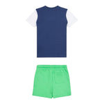 New Balance Completo 2 Pezzi T-Shirt-Bermuda per Neonato LAKB0208 MULTICOLOR NEW BALANCE 