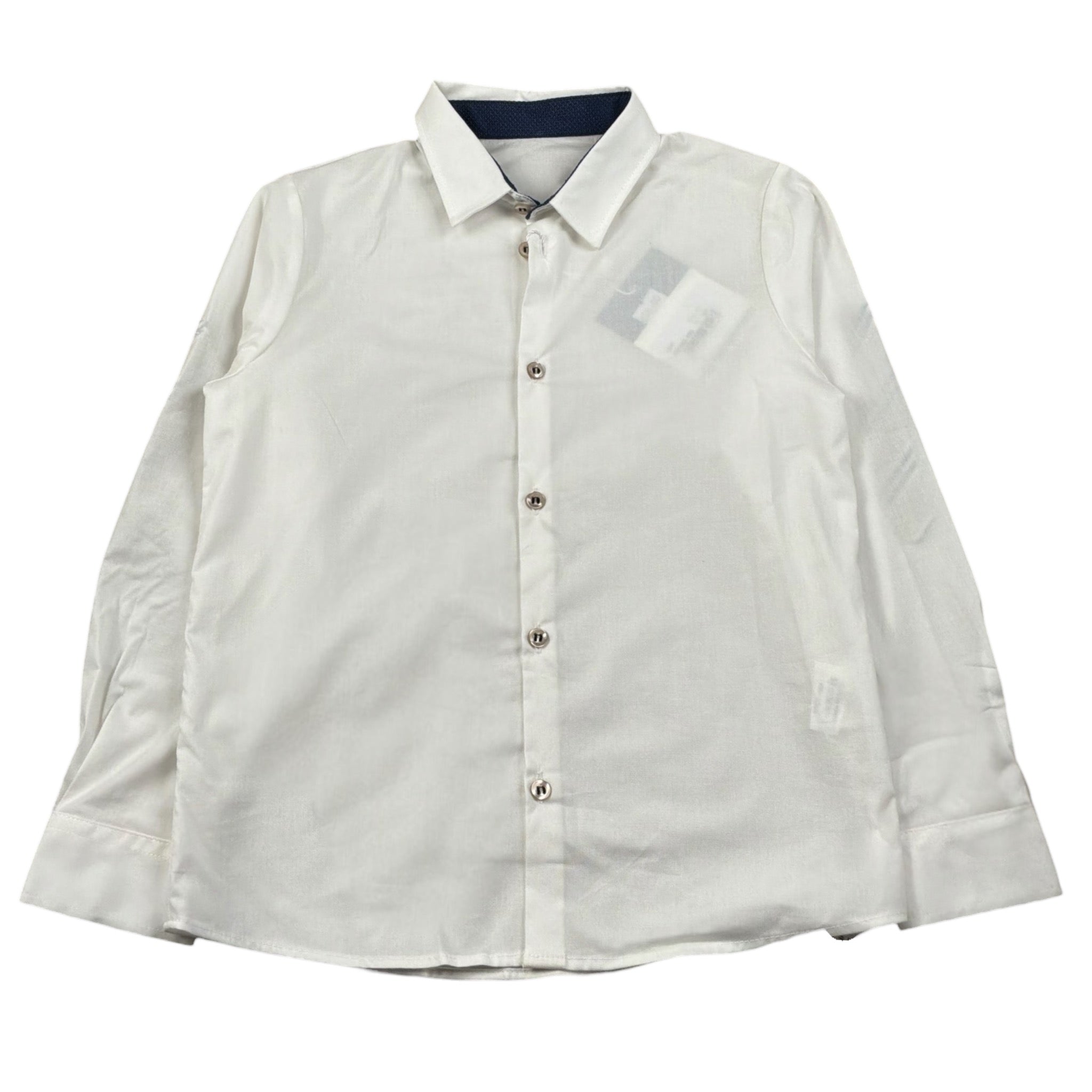 New Gereration Camicia Manica Lunga tinta unita Bianco per Bambino 221152 BIANCO NEW GERERATION 