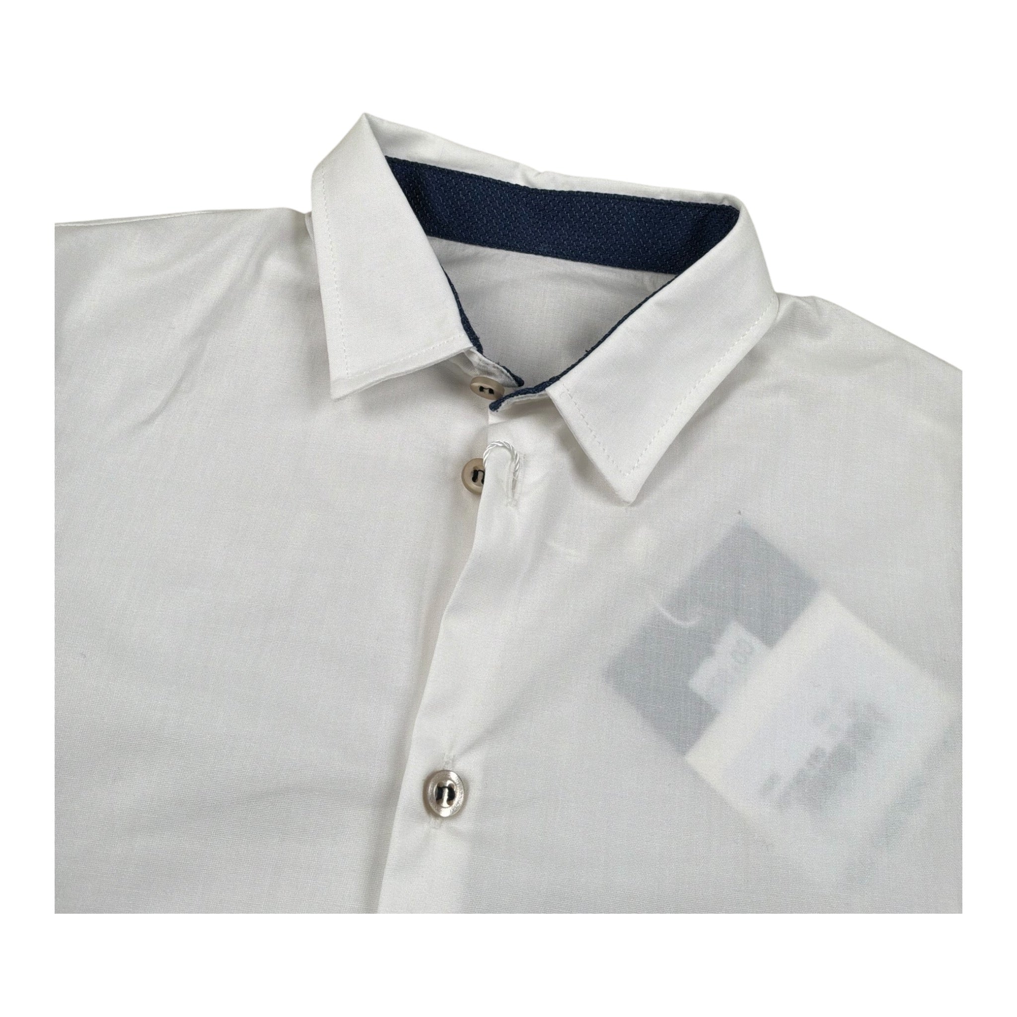 New Gereration Camicia Manica Lunga tinta unita Bianco per Bambino 221152 BIANCO NEW GERERATION 