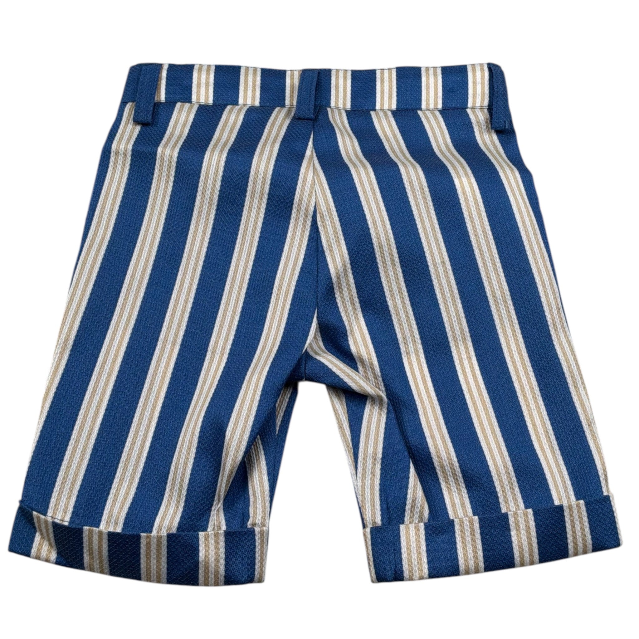 New Gereration Bermuda tinta unita Fantasia A Righe Blu per Neonato 221353N BLU NEW GERERATION 