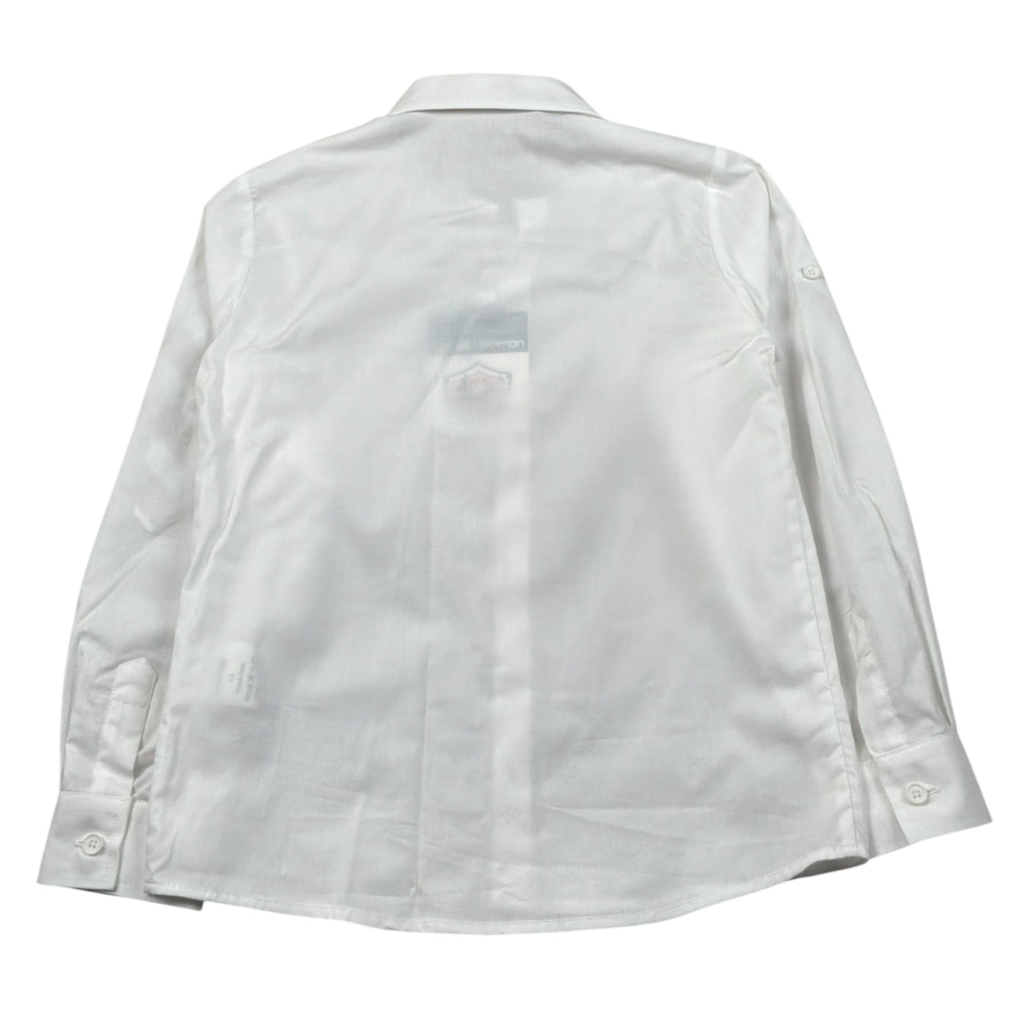 New Gereration Camicia Manica Lunga tinta unita Bianco per Bambino 41162 BIANCO NEW GERERATION 