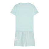 Nike Completo 2 Pezzi T-Shirt-Bermuda Tinta Unita per Neonato 86L596NX AZZURRO NIKE 