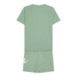 Nike Completo 2 Pezzi T-Shirt-Bermuda Tinta Unita per Neonato 86L596NX VERDE NIKE 