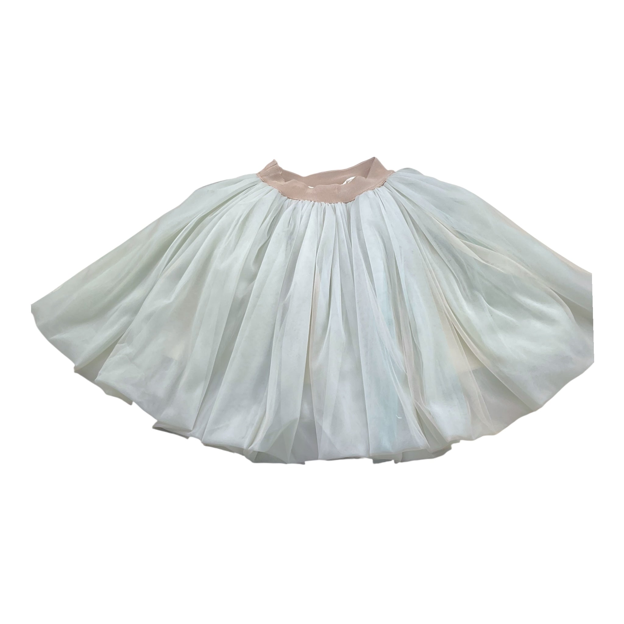 Nikolia Gonna Tinta Unita con Tulle per Bambina GLORIASKIRT AZZURRO NIKOLIA 