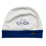 Ninnaoh Cappello Tinta Unita con Stampa per Neonato E21291 BIANCO NINNAOH 