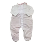 Ninnaoh Tutina Bicolore Manica Lunga per Neonata E2217T BIANCO/ROSA NINNAOH 