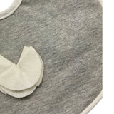 Ninnaoh Bavetta Tinta Unita con Applicazione per Neonata I17122 GRIGIO NINNAOH 