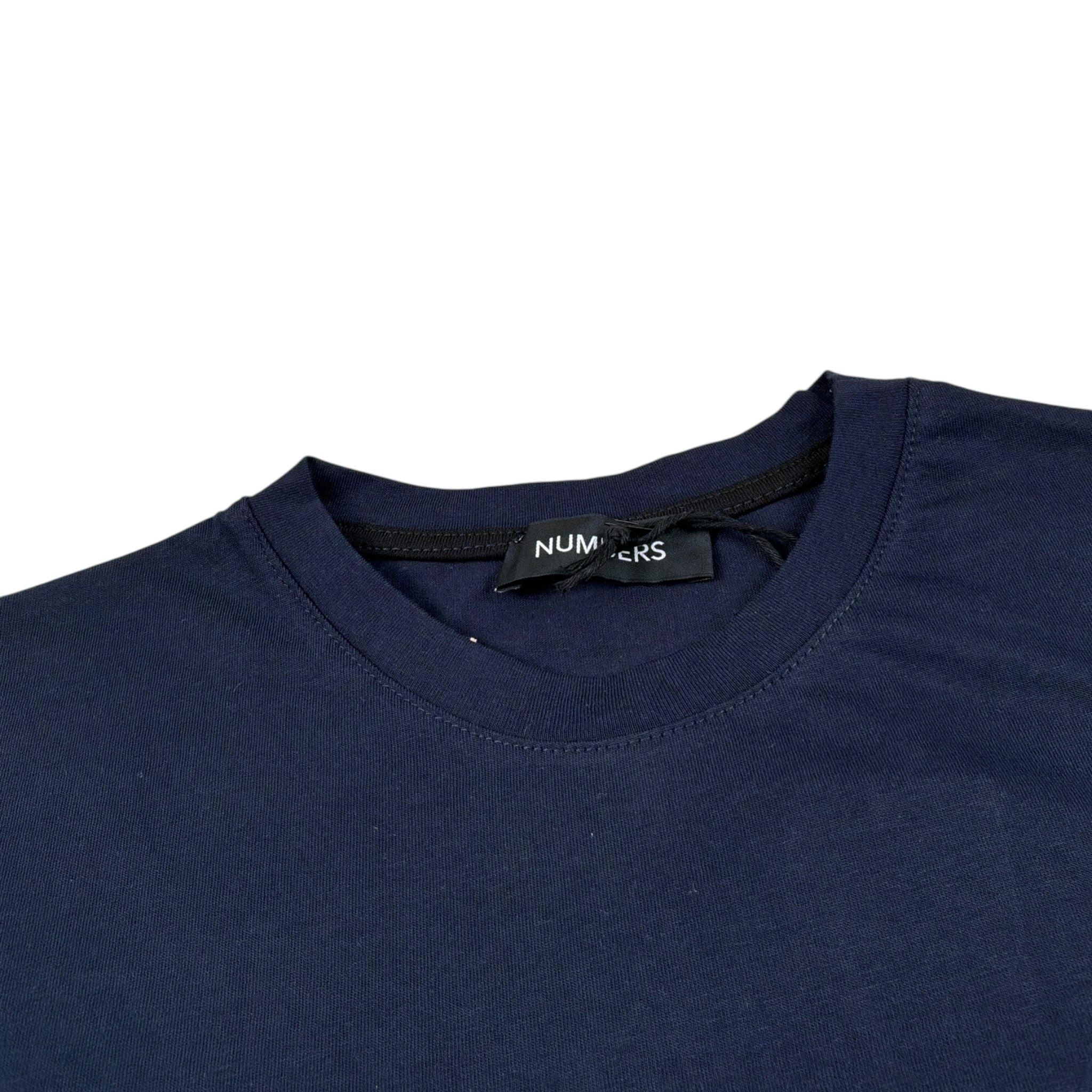 Numbers T-Shirt Girocollo tinta unita Blu per Bambino 244 BLU NUMBERS 