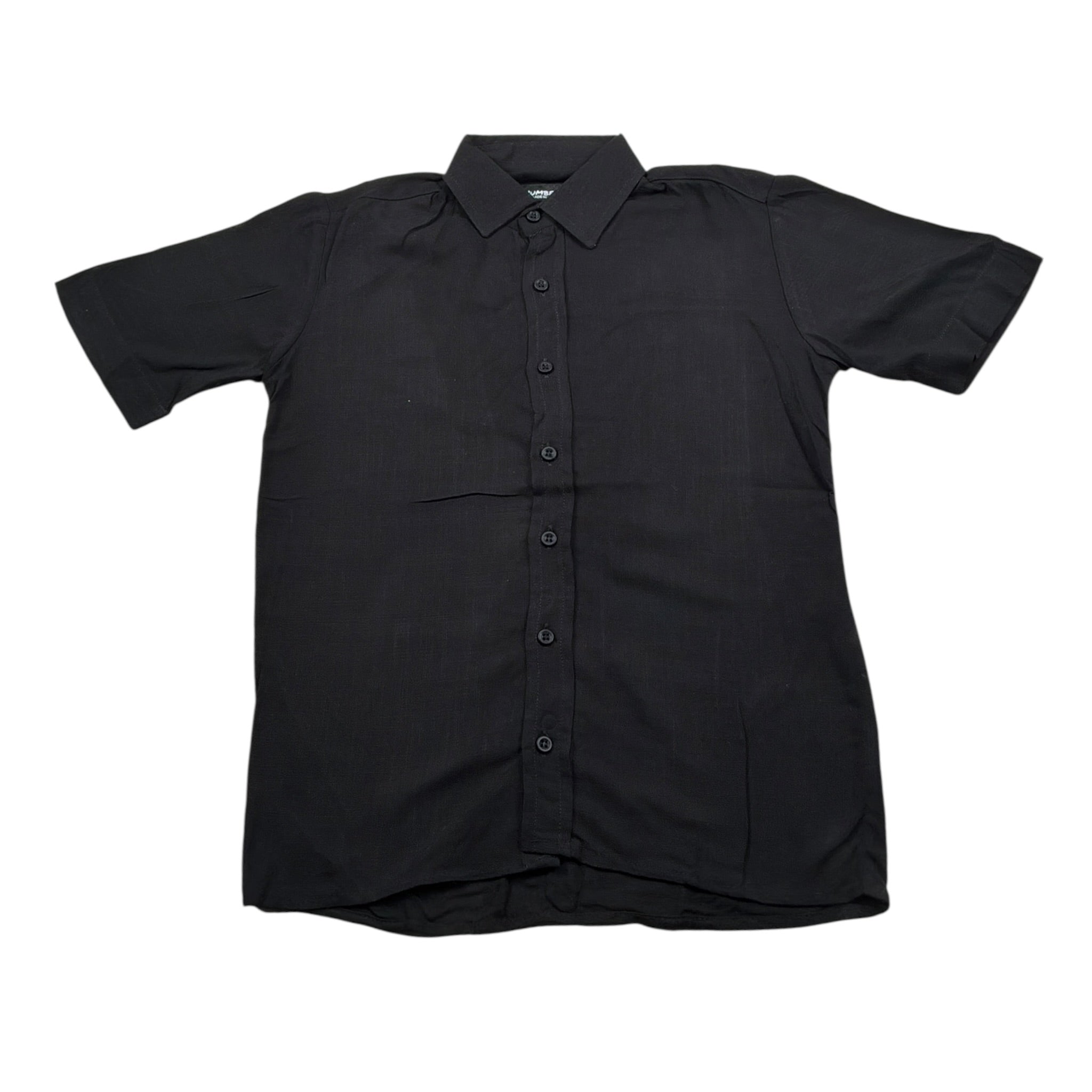Numbers Camicia Mezza Manica tinta unita Nero per Bambino CAMICIAMM NERO NUMBERS 