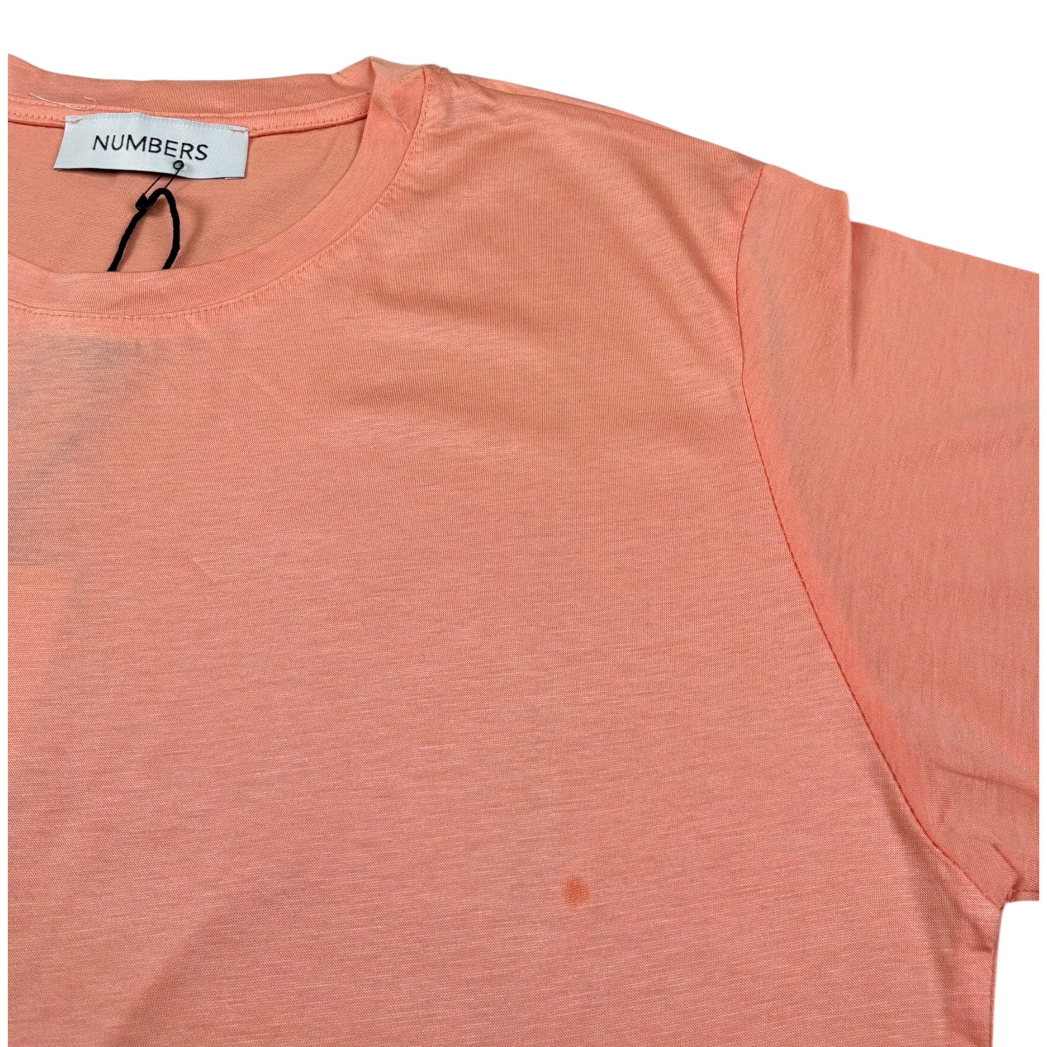 Numbers T-Shirt Girocollo Tinta Unita per Bambino NU02 PESCA NUMBERS 