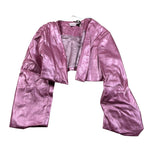 Nunzia Corinna Coprispalle Ecopelle tinta unita Rosa per Bambina NJ1216165X ROSA NUNZIA CORINNA 