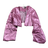 Nunzia Corinna Coprispalle Ecopelle tinta unita Rosa per Bambina NJ1216165X ROSA NUNZIA CORINNA 