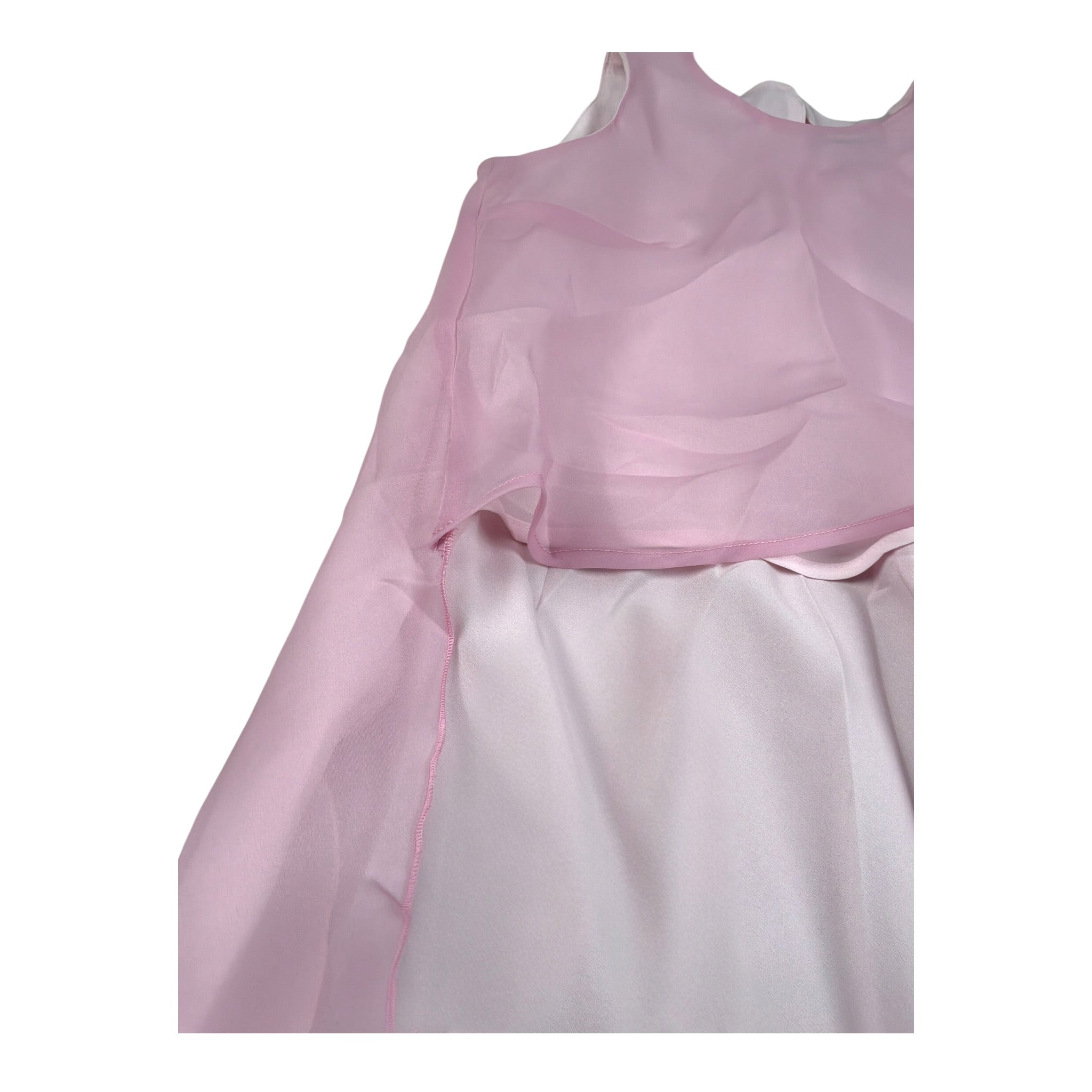 Nunzia Corinna Camicia Giromanica tinta unita Rosa per Bambina NJ4216005 ROSA NUNZIA CORINNA 