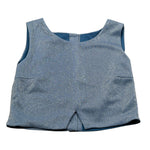 Nunzia Corinna Top Tinta Uita Giromanica Azzurro per Bambina NJ4216210 AZZURRO NUNZIA CORINNA 