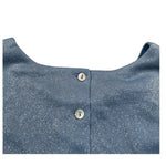 Nunzia Corinna Top Tinta Uita Giromanica Azzurro per Bambina NJ4216210 AZZURRO NUNZIA CORINNA 