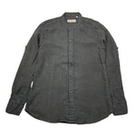 Over-D Camicia Tinta Unita con Collo Coreano per Bambino MEUUE NERO OVER-D 