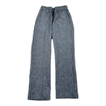 Over-D Pantalone Tinta Unita con Fantasia A Righe per Bambino OK1255SPN BLU OVER-D 