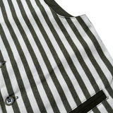 Over-D Gilet Bicolore con Fantasia A Righe per Bambino OK1564SGL BIANCO/VERDE OVER-D 