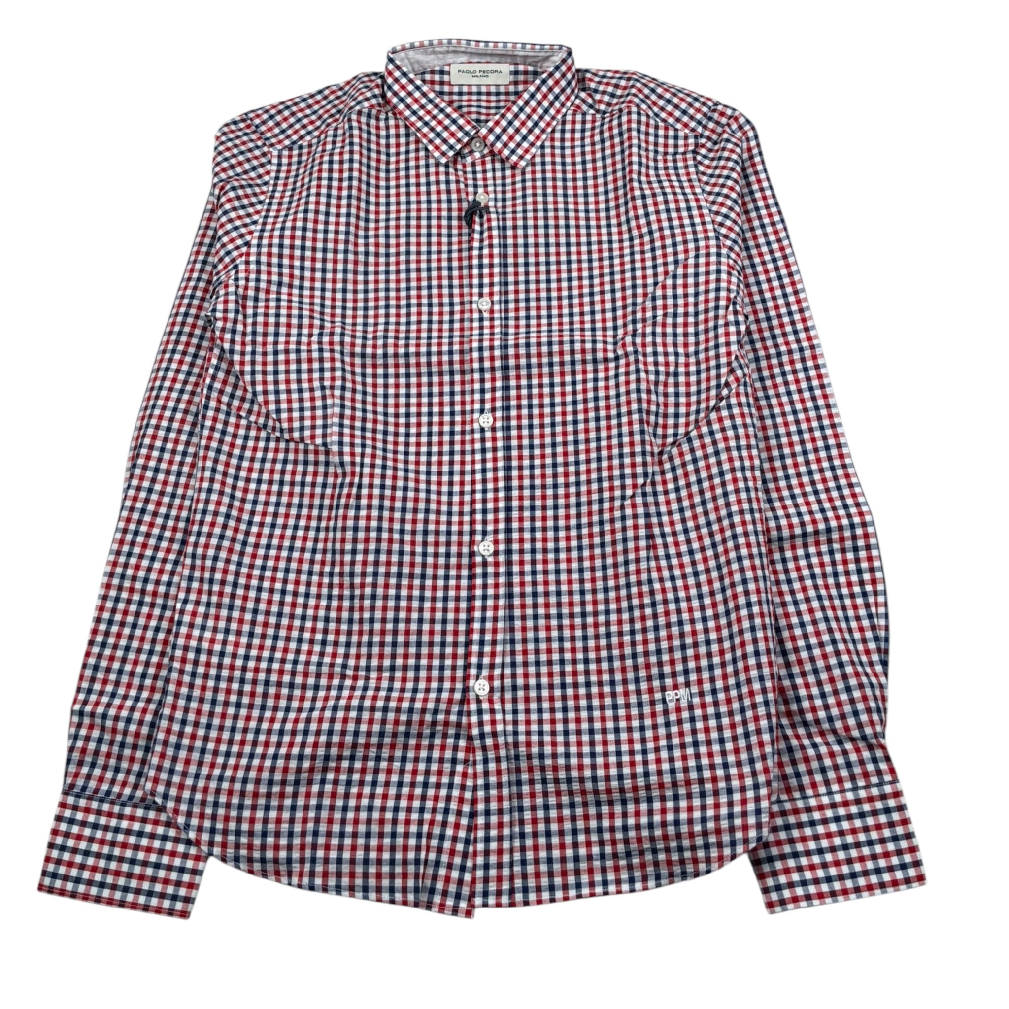 Paolo Pecora Camicia Manica Lunga Fantasia Quadretti per Bambino PP1838 MULTICOLOR PAOLO PECORA 