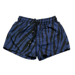Paolo Pecora Costume Modello Boxer Tinta Unita con Fantasia A Righe per Bambino PP200111 BLU PAOLO PECORA 