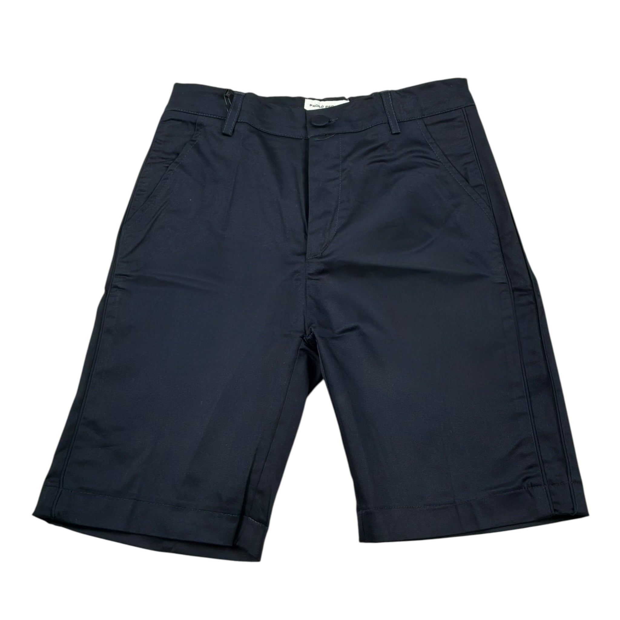 Paolo Pecora Bermuda Tinta Unita con Tasche America per Bambino PP3247 BLU PAOLO PECORA 