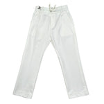 Paolo Pecora Pantalone Tinta Unita con Elastico In Vita per Bambino PP3934 BIANCO PAOLO PECORA 
