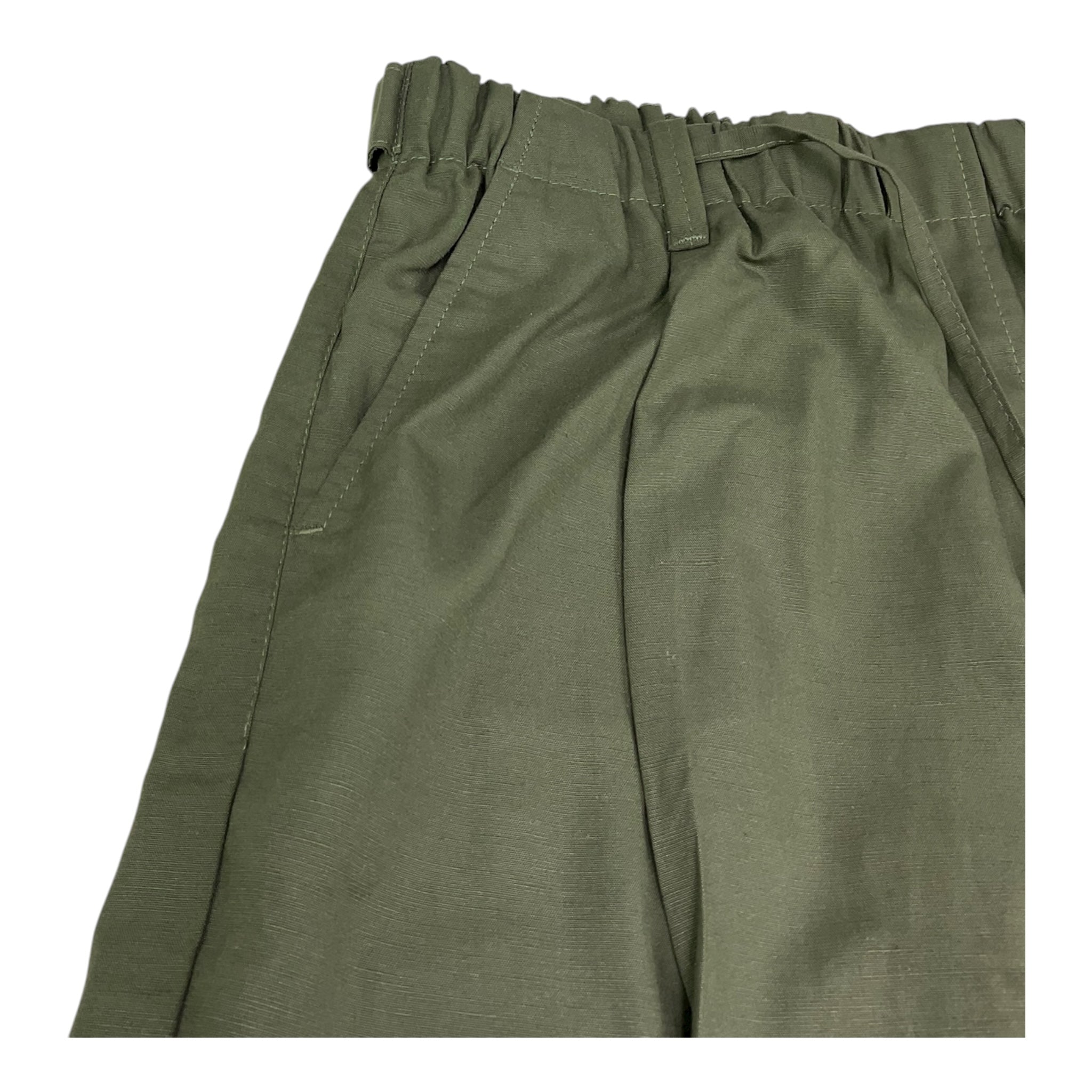 Paolo Pecora Pantalone Tinta Unita con Elastico In Vita per Bambino PP4002 VERDE PAOLO PECORA 