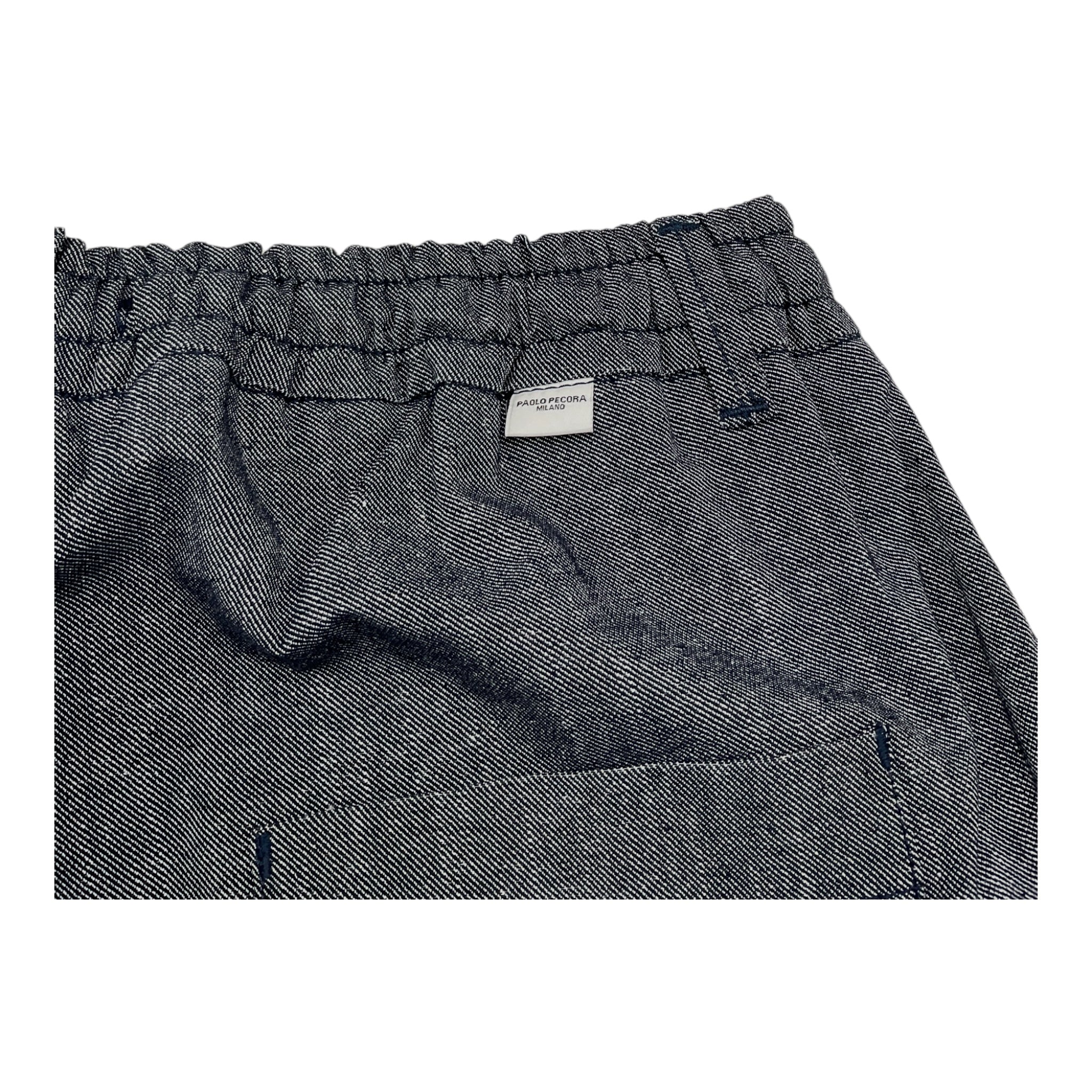 Paolo Pecora Bermuda Tinta Unita con Elastico In Vita per Bambino PP4005 BLU PAOLO PECORA 