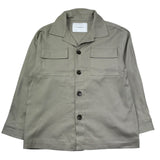 Paolo Pecora Camicia Manica Lunga Tinta Unita per Bambino PP4186 VERDE PAOLO PECORA 