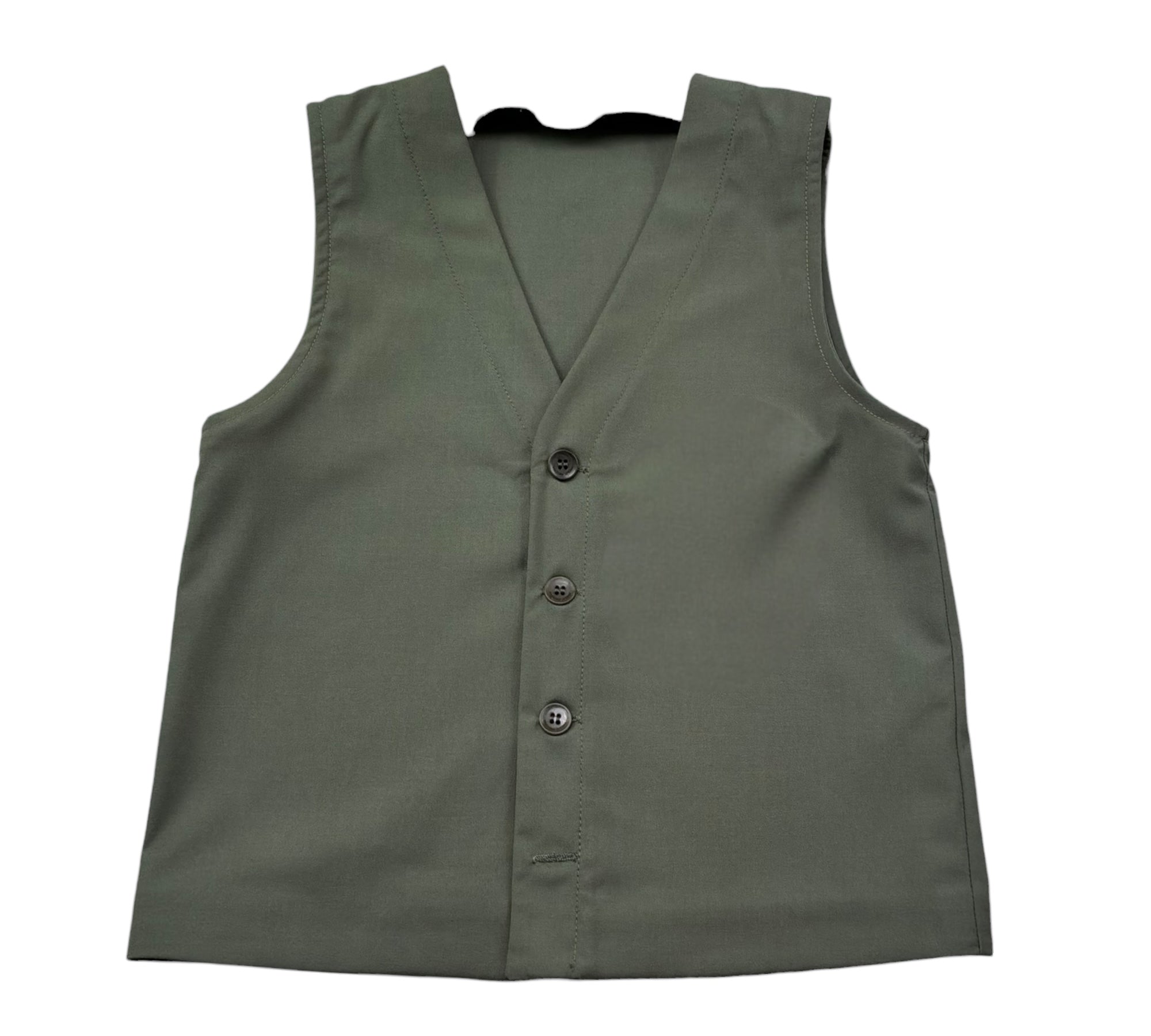Paolo Pecora Gilet Tinta Unita per Bambino PP4205 VERDE PAOLO PECORA 
