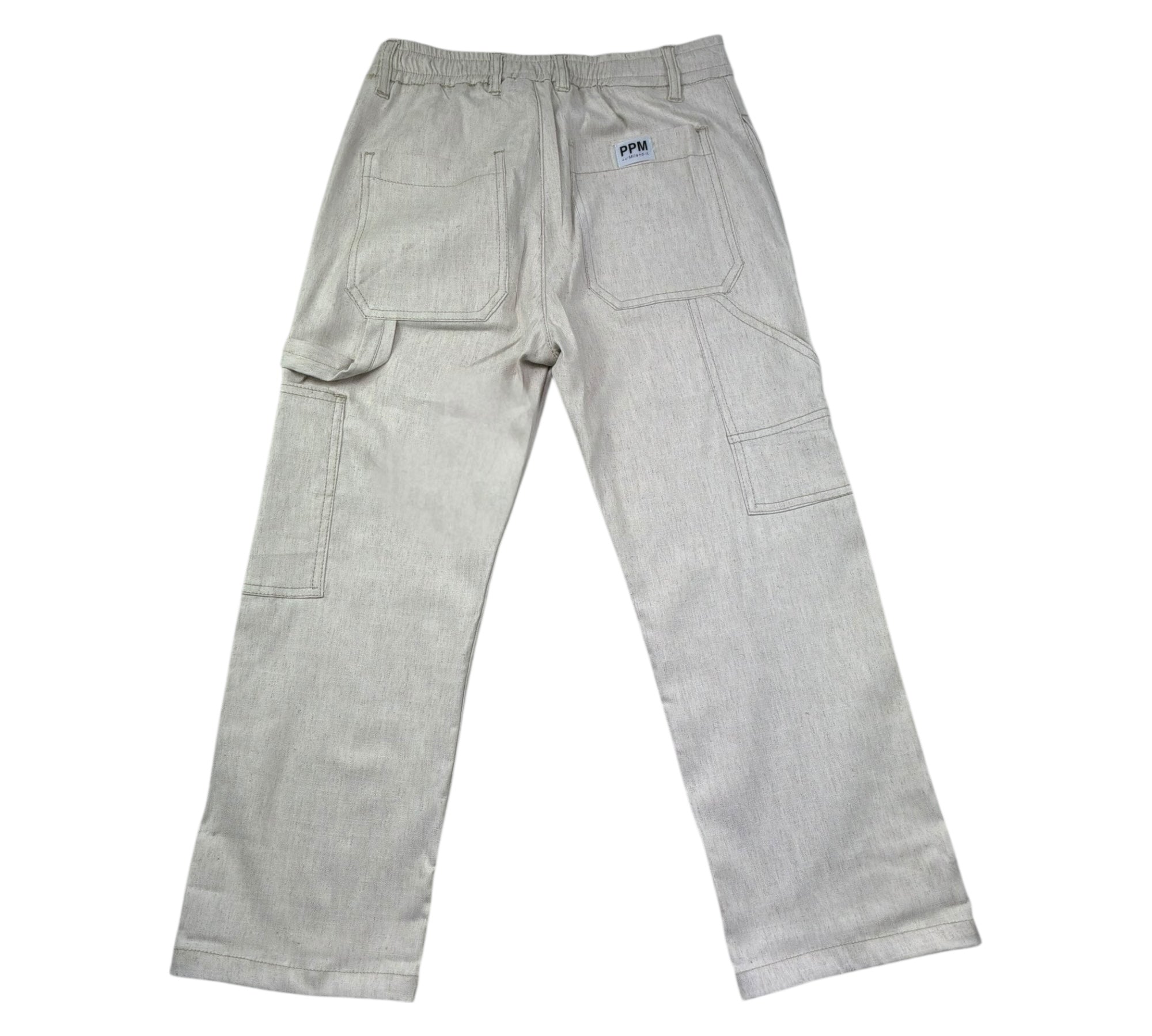 Paolo Pecora Pantalone Tinta Unita con Elastico In Vita per Bambino PP4320 BEIGE PAOLO PECORA 