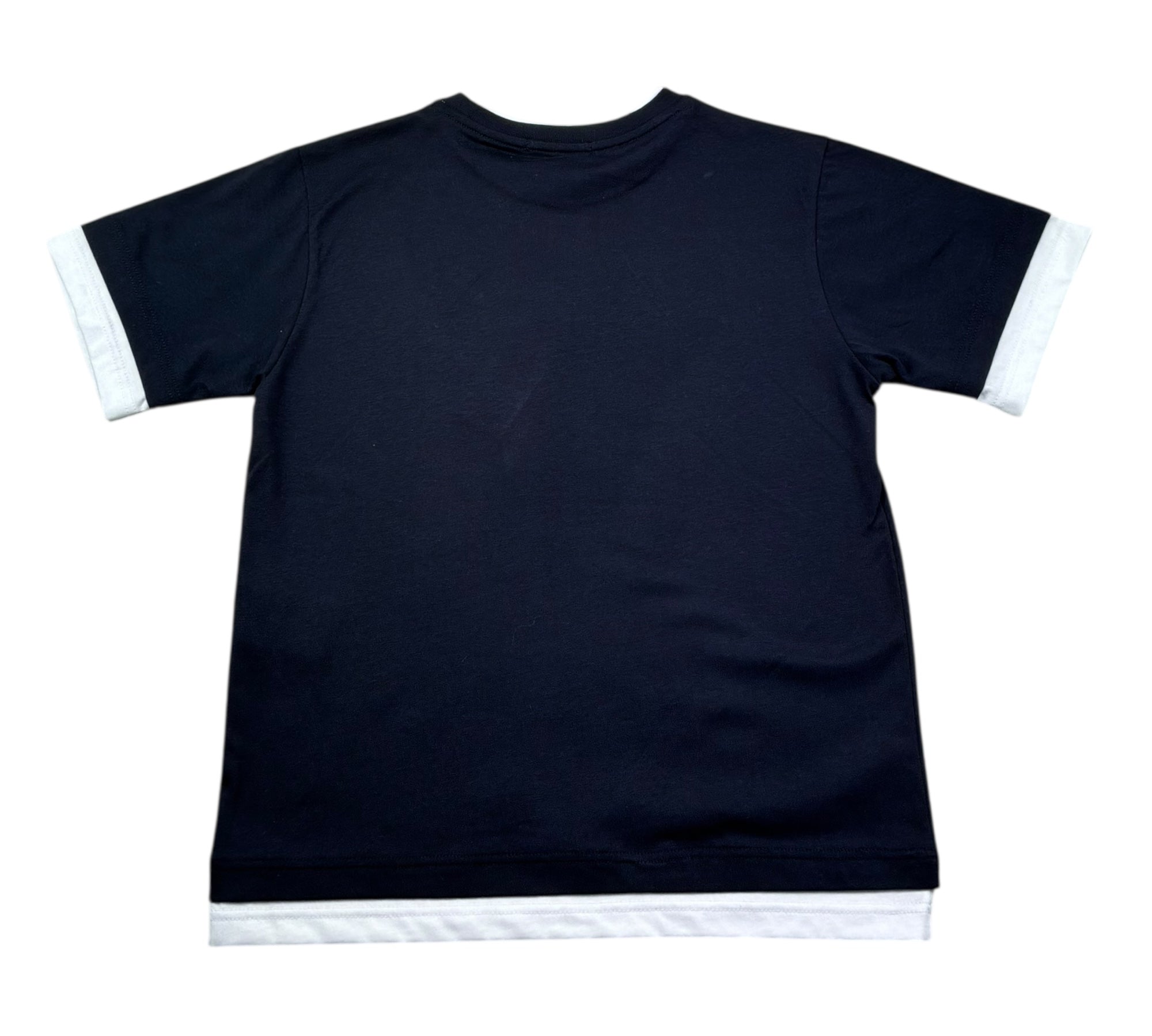Paolo Pecora T-Shirt Girocollo Tinta Unita per Bambino PP4348 BLU PAOLO PECORA 