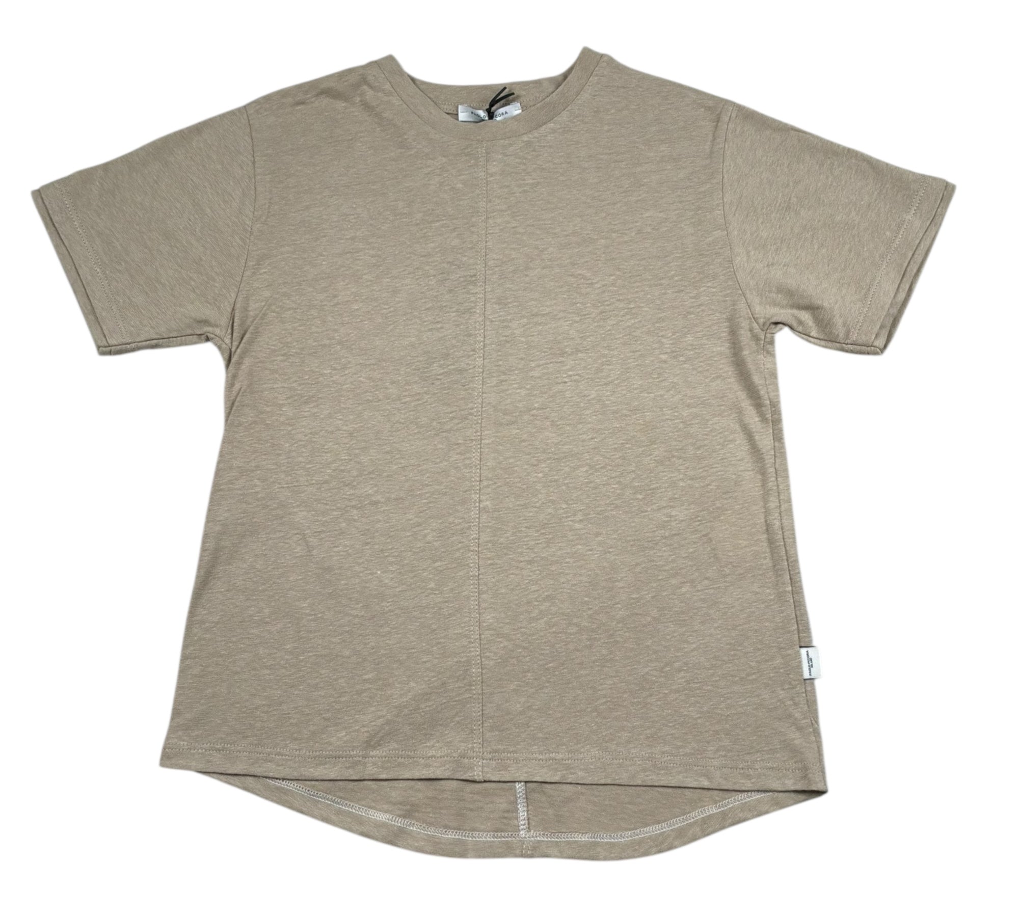 Paolo Pecora T-Shrit Girocollo Tinta Unita per Bambino PP4366 BEIGE PAOLO PECORA 
