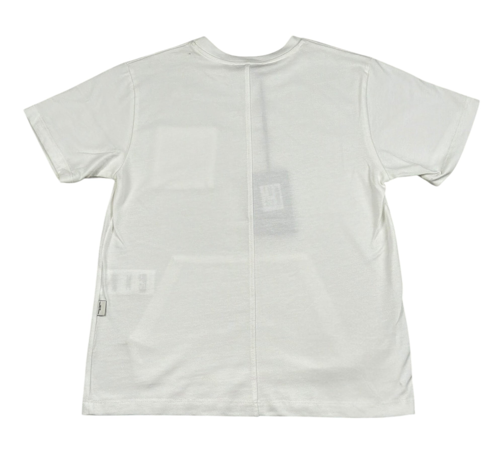 Paolo Pecora T-Shirt Girocollo Tinta Unita con Tasche per Bambino PP4369 BIANCO PAOLO PECORA 