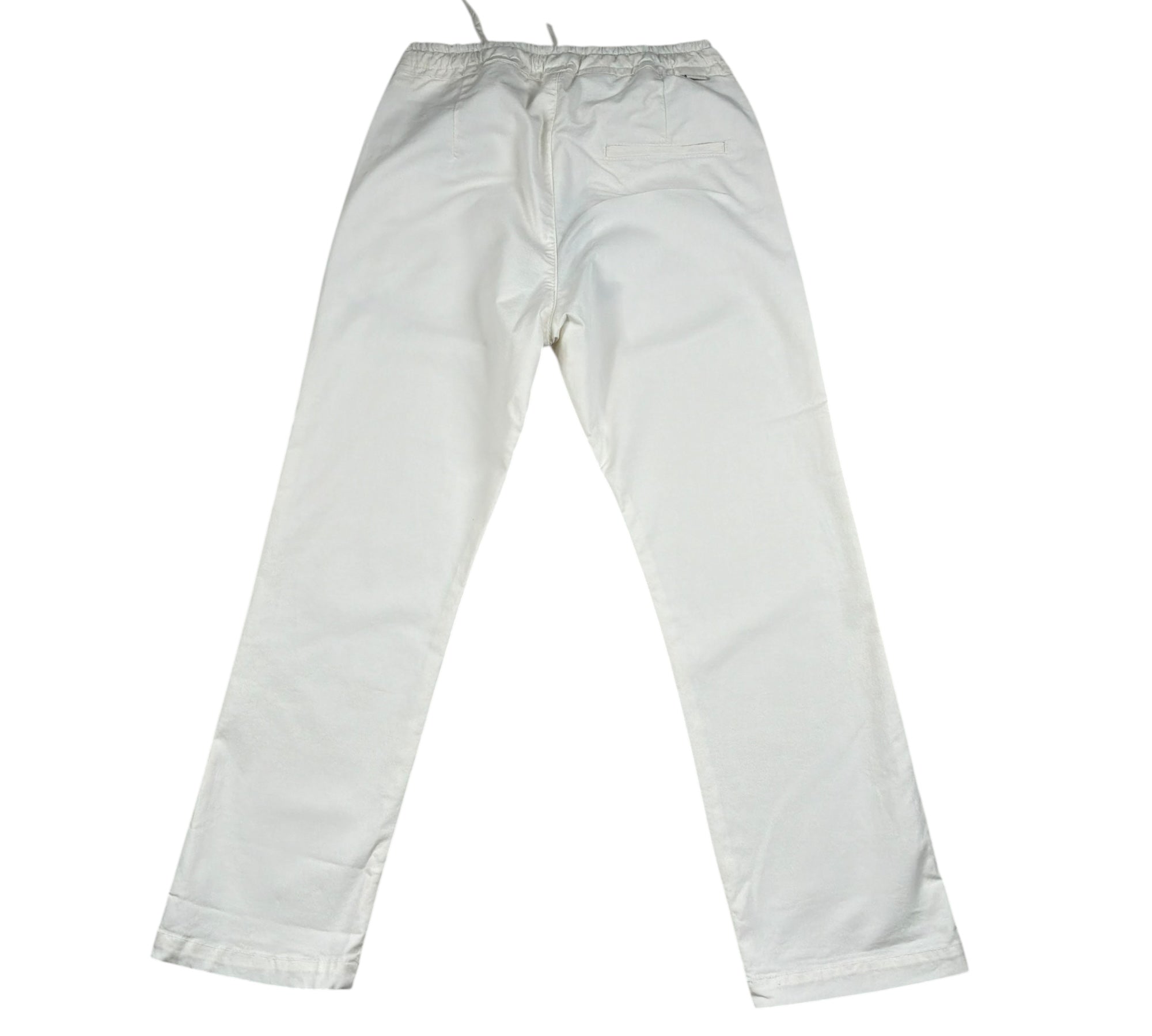 Paolo Pecora Pantalone Tinta Unita con Elastico In Vita per Bambino PP4384 PANNA PAOLO PECORA 